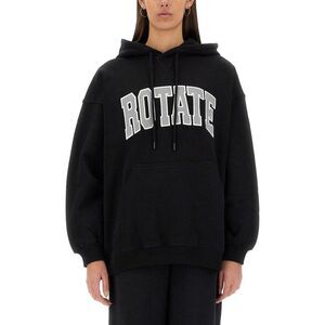 ROTATE BIRGERCHRISTENSEN ROTATE BIRGER CHRISTENSEN Collegiate Logo Hoodie Women